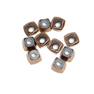 Inserto de fresado indexable SDMT1205ZNTN DLT205 de alta resistencia al desgaste para procesamiento de metales con fresadora CNC - Product Image 1