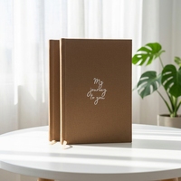 Carnet de notes personnalisé en gros 2026, couverture rigide en tissu, impression de logo sur mesure, journal cadeau, 100 feuilles de papier offset
