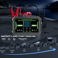 Démarreur portable 6 en 1 avec compresseur d'air 150 PSI, booster de batterie de voiture et gonfleur de pneus