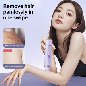 Tondeuse électrique à double lame pour femmes, tondeuse pour les zones <span class=keywords><strong>intimes</strong></span> et privées, tondeuse pour les aisselles et les jambes, éliminateur de poils <span class=keywords><strong>des</strong></span> talons - Product Image 4