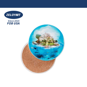 ZELOYAUT Wholesale Sublimation Blanks, High Quality Ceramics coaster Heat Diy Transfer Printing Custom coaster Wedding Coasters.