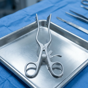 Rétracteur manuel auto-rétentionnant West S/R en acier inoxydable chirurgical réutilisable de haute qualité, instrument chirurgical général ORL - Product Image 2