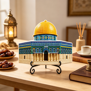 Placa Decorativa Islámica 3D de Poliresina con Diseño de Ciudades de Oriente Medio, Recuerdo de Viaje, Adorno de Mesa, Decoración para el Hogar, Regalo, Venta al Por Mayor Personalizada - Product Image 4