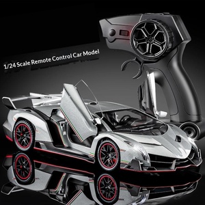 <span class=keywords><strong>Voiture</strong></span> télécommandée Lamborghini Veneno RC, échelle 1:24, en alliage métallique, <span class=keywords><strong>voiture</strong></span> de course sportive, <span class=keywords><strong>jouet</strong></span> pour garçon, véhicule de loisir, vente flash - Product Image 1