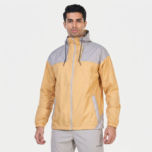 Veste de sport imperméable légère pour hommes coupe-vent à capuche softshell pour la randonnée automne veste grande taille en ruine - Product Image 1