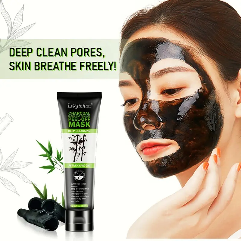 Masque Peel-Off au charbon de bois Offre Spéciale, masque Facial anti-points noirs, masque Peel-Off