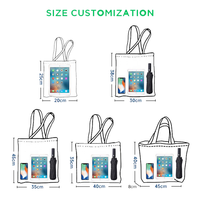 Sac à poussière en coton épais personnalisable pour boîte à lunch avec poignée brodée Tapis de fond promotionnel des innovations de l'industrie