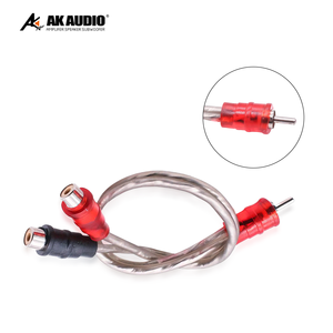 Sistema de Audio para Automóvil AK-RN4, Cable de Audio de Cobre Puro, Una Conexión <span class=keywords><strong>Macho</strong></span> y Dos Hembra, Línea de Señal - Product Image 6