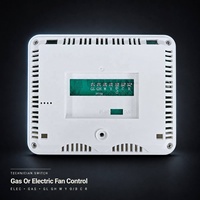 Thermostat de pompe à chaleur 2H1C 24V avec capteur PIR, ventilateur à deux vitesses, thermostat HVAC multi-étapes pour chauffage et refroidissement uniquement