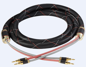 חוט רמקול audiopile-כיתה אור-כבל שמע מקצועי נחושת טהור לשימוש ביתי, חוט תקע בננה מגבר - Product Image 3