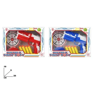 Pistolet jouet en peluche avec fléchettes et cible 26x18x6 cm pour enfants de 3 ans et plus - Product Image 1