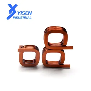 Electromagnetic Motor Enameled flat Copper Inductor Power Coil