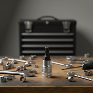 Fervi <b>Socket</b> With Xzn Insert 10mm Hex Drive For Torx Fasteners - Product Image 3