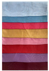 Suministro de fábrica, tela de gasa de poliéster 100%, ligera, transpirable, sala de estar transparente para, cortinas opacas, patrón de sólidos - Product Image 3