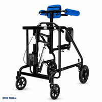 Déambulateur Électrique de Rééducation avec Support de Levage des Jambes pour AVC, Hémiplégie, Entraînement et Aide à la Mobilité