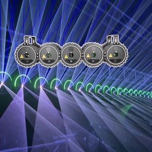 Nouveauté : projecteur laser RGB ILDA 100W pour spectacles, événements, discothèques, DJ, bars, théâtres, animation laser - Product Image 1