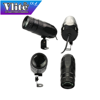 Luces LED RGBW Vlite Mini de 15W, Luces Láser con 10 Ángulos de Haz, Plug and Play, Control Remoto IR, DMX512, Iluminación Cálida para Escenarios