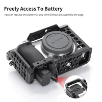 Kingma – accessoires de caméra Vlog en alliage d'aluminium, points de montage multifonctions pour Son. Cage de caméra A6400 A6300 A6500