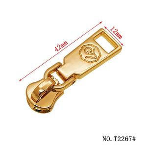 TANAI — fermeture éclair en alliage de Zinc, à glissière, en métal, avec logo gravé, tête pour vêtements de sport, nouveau style, mode, rose - Product Image 5