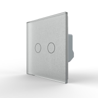 Panneau d'interrupteur mural tactile moderne Livolo personnalisable, multi-textures, gaufré, dépoli, brossé, à grille tissée pour l'intérieur de la maison intelligente