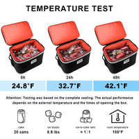 Fabricant de glacières Glacière souple 30 canettes Sac isotherme à côtés souples pour le camping, la pêche et les pique-niques