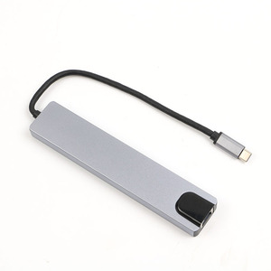 Carcasa de aleación de aluminio de la computadora portátil multi-Puerto de adaptador de 5 en 1 USB C HDMI - Product Image 1
