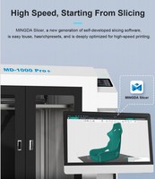 Mingda MD-1000Pro+ Printer 3D FDM Kecepatan Tinggi Ukuran Besar 1000mm dengan Auto Leveling untuk Pencetakan Peredam Kejut Mobil
