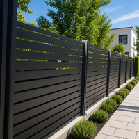 Panneaux de clôture en aluminium commerciaux à persiennes pour système de protection extérieure du périmètre des immeubles de bureaux