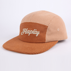Gorro de Campamento Personalizado de Alta Calidad, Sin Estructura, de 5 Paneles, con Visera de Gamuza, Gorro de Campamento para <span class=keywords><strong>Hombre</strong></span>, Gorra de Campamento de Pana - Product Image 2