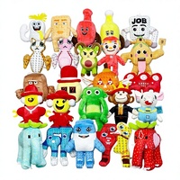 Boneka Plush Brainrot - Mainan Anti Maling untuk Usia 5-7 Tahun, Tinggi 0-10cm, Isi Kapas PP
