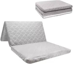 Dreifach klappbare Schaumstoff matratze Bett Reise bett matratze Wasserdichte tragbare faltbare Playard-Matratze Atmungsaktiver und wasch barer Bezug