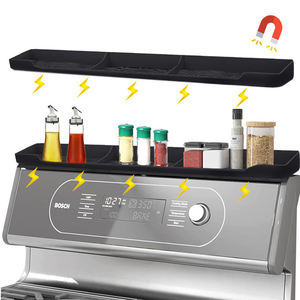 Cocina de gran tamaño de silicona magnética sobre la estufa superior estante organizador de especias - Product Image 4