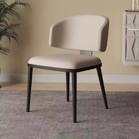 Chaises de Salle à Manger Style Minimaliste Vente Directe Usine, Chaises de Repas de Luxe Modernes pour la Maison, Chaise de Salle à Manger Nordique en Cuir Rembourré