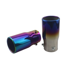 Universal <strong>Car</strong> Exhaust Tip Stainless Steel Tail Pipe Cover Exhaust <strong>Silencer</strong> 63mm Mirror Polished Finish 1.2mm Thick - Product Image 4