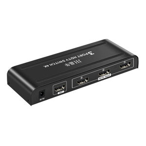 Commutateur HDTV Mini 4K 3x1 à 3 Ports, Sélecteur Vidéo Facile à Utiliser, Répartiteurs et Convertisseurs Métalliques en Gros - Product Image 1