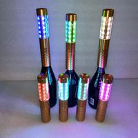 Sparklers LED en alliage d'aluminium or ou argent avec batterie rechargeable - 23 cm pour les fêtes de remise des diplômes et de Pâques