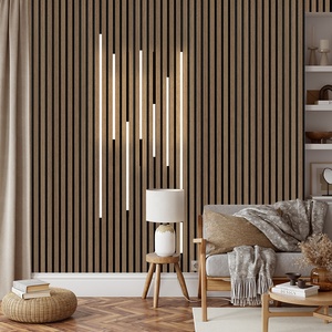 Tấm Tường âm thanh shengtai-Thiết kế thanh gỗ cách âm để giảm tiếng ồn trong văn phòng - Product Image 3