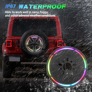 Đa Chức Năng Điều Khiển Từ Xa Phanh Bánh Xe Ánh Sáng Thứ Ba Thứ Ba Phanh Ánh Sáng RGB Phụ Tùng Lốp Phanh Ánh Sáng Cho Jeep Wrangler JK JL - Product Image 5