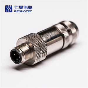 GX12 GX16 GX20 M8 M16 M12 Aviator-Anschluss Benutzer definierter Crimp 4 <span class=keywords><strong>Pol</strong></span> <span class=keywords><strong>D</strong></span>-Code Pnp L-förmiger Stift Kreisförmige metrische Steck verbinder P. - Product Image 3