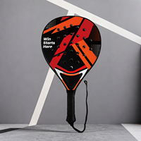 Raquette de beach tennis lumineuse et durable en stock usine pour débutants, pagaie récréative avec USB, en ABS