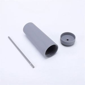 Wholesale Eco Friendly 16Oz 500Ml Acrylic Color Coffee Mugs Drinking Double Wall <b>Plastic</b> <b>Cups</b> Matte <b>Plastic</b> SKINNY Straw Tumbler - Product Image 4