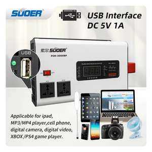 อินเวอร์เตอร์3000W ไฮบริดใหม่24V DC 220V AC เพียวไซน์เวฟอินเวอร์เตอร์พลังงานแสงอาทิตย์อินเวอร์เตอร์แบบ Single OUTPUT 24V DC 220V AC เพียวไซน์เวฟ - Product Image 3