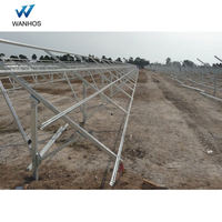 Panneaux solaires en aluminium, supports au sol, kit de montage d'inclinaison solaire, supports de module pv pour système d'énergie solaire
