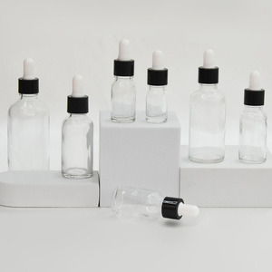 Trong suốt 5ml-100ml chai thủy tinh nhỏ giọt cung cấp tại chỗ bao bì mỹ phẩm chai dầu - Product Image 2