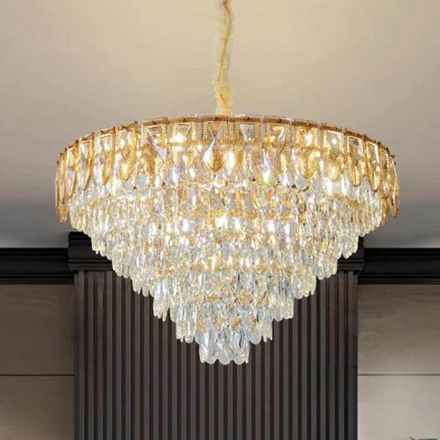 Post-modern Crystal Chandelier Light Luxury  Designer New Products Living Room Dining Room Hanging Lighting