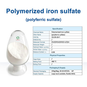 Sulfato de Hierro Polimerizado <span class=keywords><strong>Fe2</strong></span> Oh N <span class=keywords><strong>So4</strong></span> 3 N 2 M Cas 35139 28 7 Tratamiento de Aguas Grado Industrial - Product Image 2