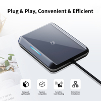 Encodeur de cartes Bluelock E5 avec capteur, logiciel TTlock, communication USB pour cartes NFC/IC, émetteur de cartes pour système TTHotel pour hôtels et appartements