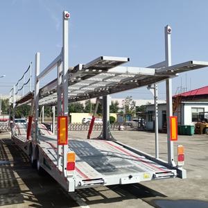 Special Offer Double Deck <b>Car</b> Carrier <b>Trailer</b> Heavy Duty Vehicle Transport Semi-<b>Trailer</b> With Hydraulic Lifting System - Product Image 2