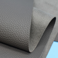 Muestra gratis de lujo de imitación de 1,8mm de cuero PU Artificial bolso de cuero de microfibra y cinturones de materiales para hacer zapatos
