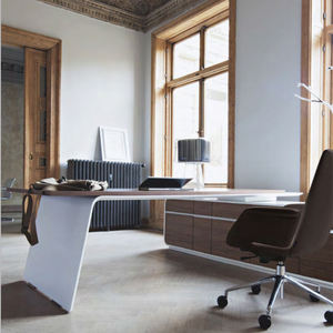 Escritorio Ejecutivo Modular de Madera Sólida Moderna para CEO/Gerente, Diseño de Alta Gama, Muebles de Oficina Blancos - Product Image 5